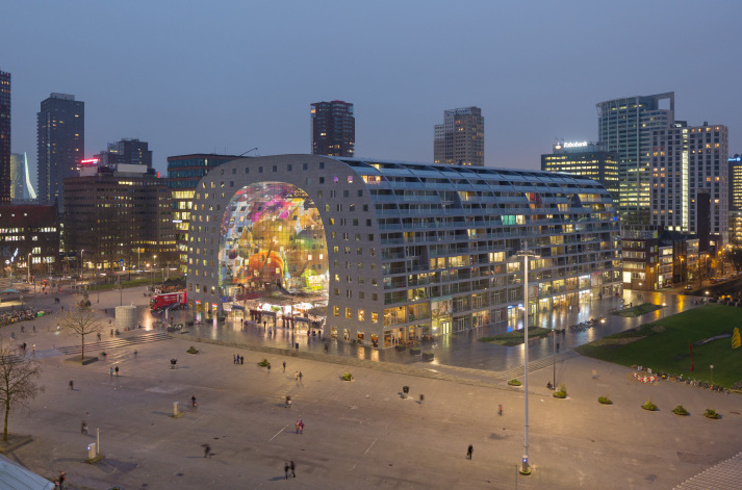 Markthal Rotterdam – nákupní oáza